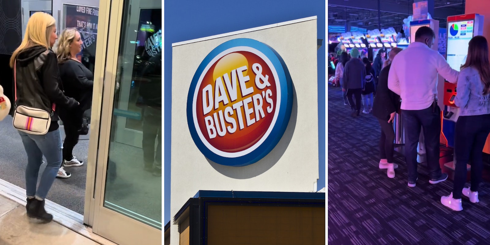 Woman says Dave & Busters customers accused her of stealing money off their game card, then verbally abused her. She got kicked out