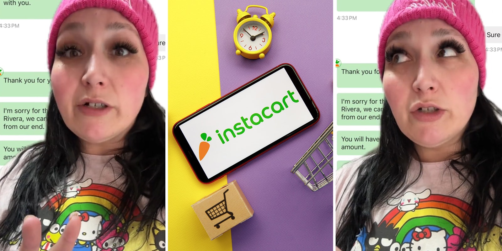 Instacart driver returns customer’s order after she calls out his attitude