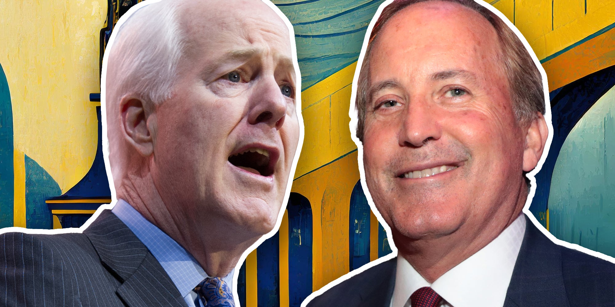 John Cornyn and Ken Paxton