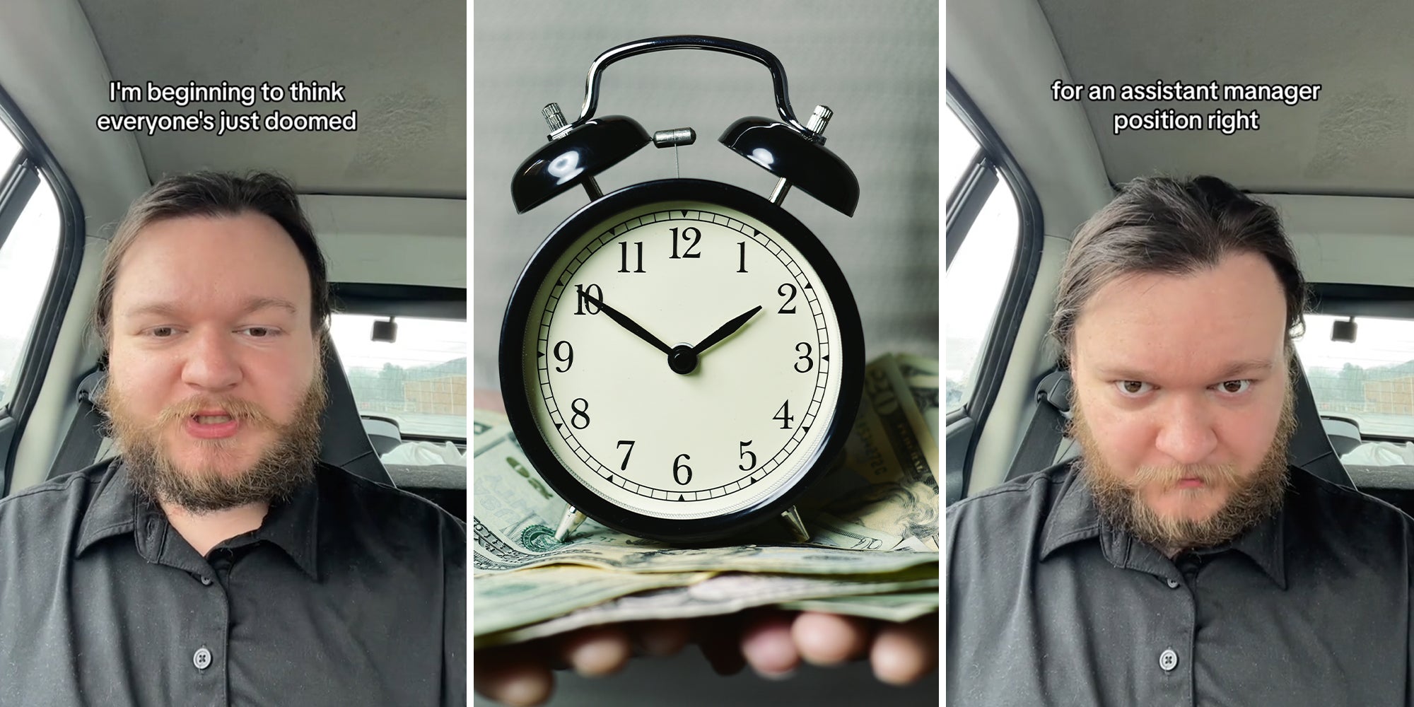 Job seeker applies for management position at large retail chain