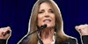 San Francisco, CA - August 23, 2019: Presidential candidate Marianne Williamson speaking at the Democratic National Convention summer session in San Francisco, California.