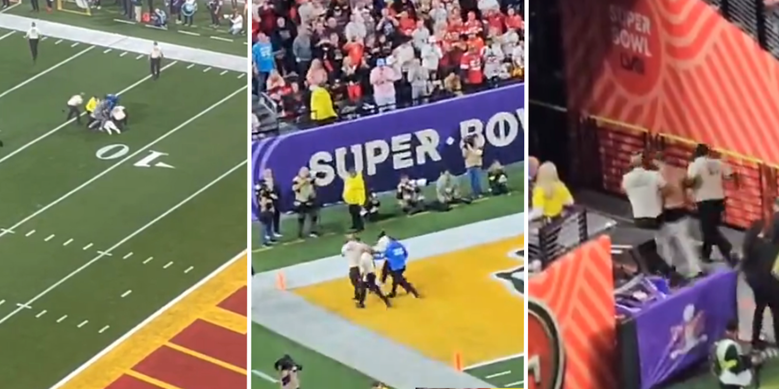 Super Bowl streaker interrupts the big game