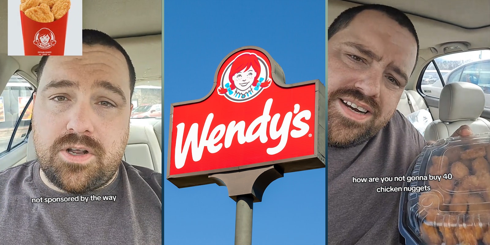 Man reveals family-sized Wendy's menu hack
