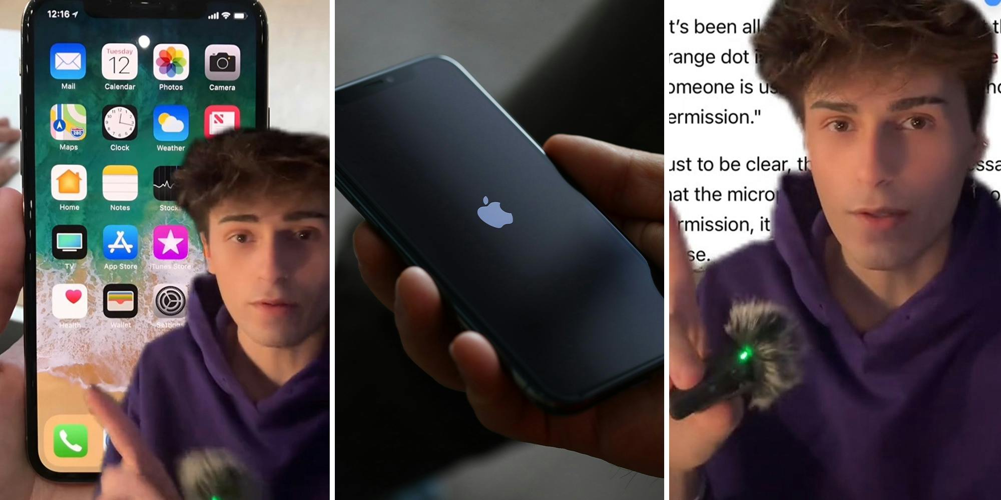 iPhone customer warns that an orange dot on your screen may mean you’ve been hacked