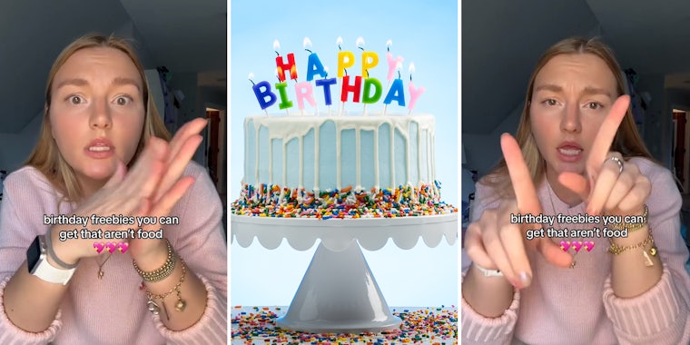 Woman shares where you can get unexpected birthday freebies that aren’t food