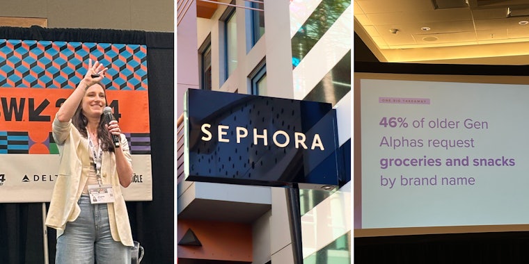 Speaker at SXSW; Sephora Sign; Stats on Gen Alpha requests.