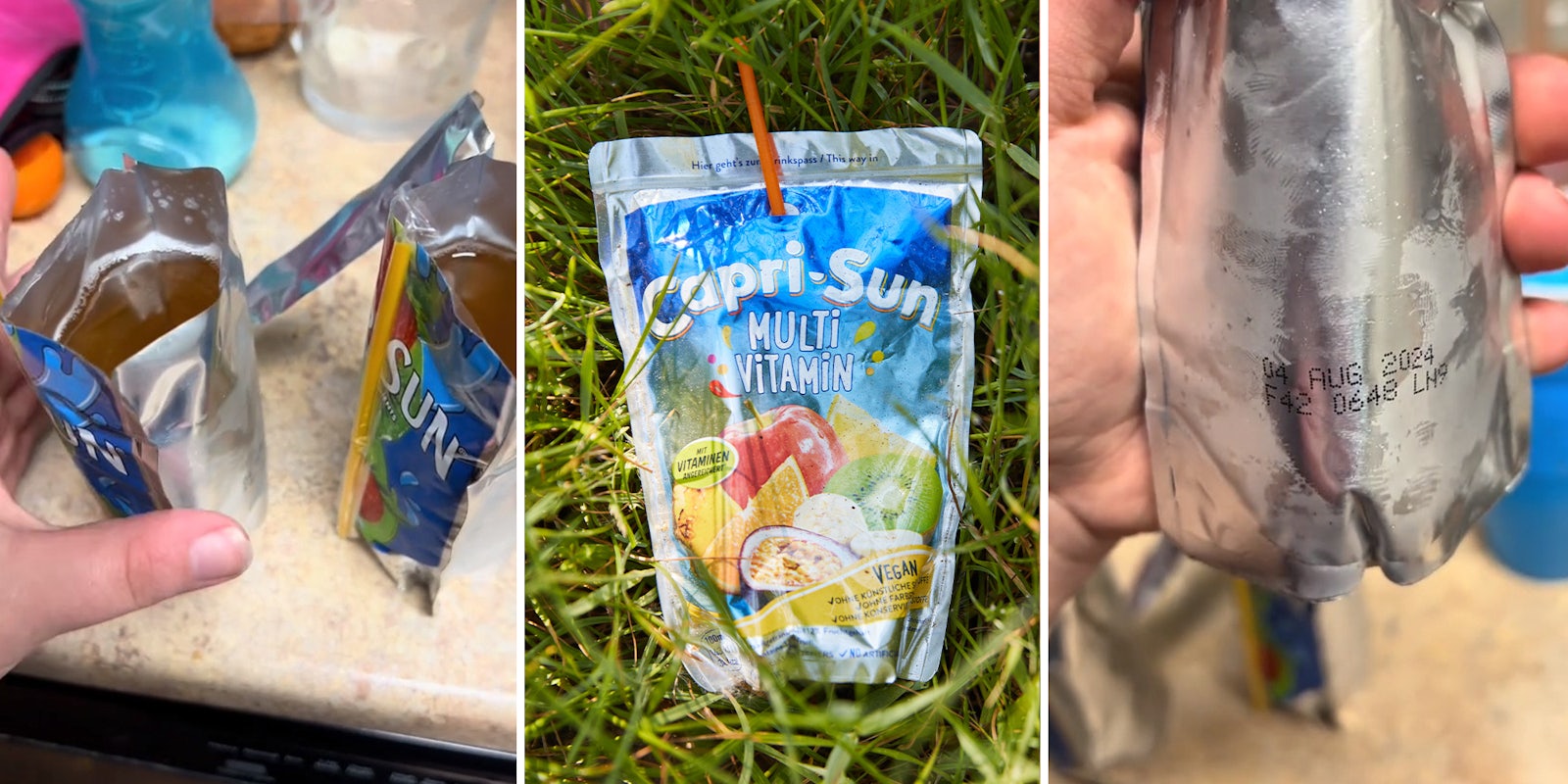 Mom finds something unusual in kid's CapriSun