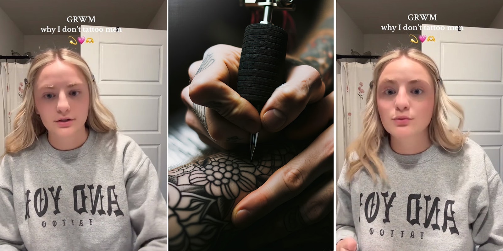 Tattoo artist says she will no longer take male clients