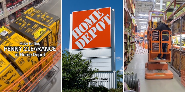 customer shows how to find penny clearance deals at Home Depot