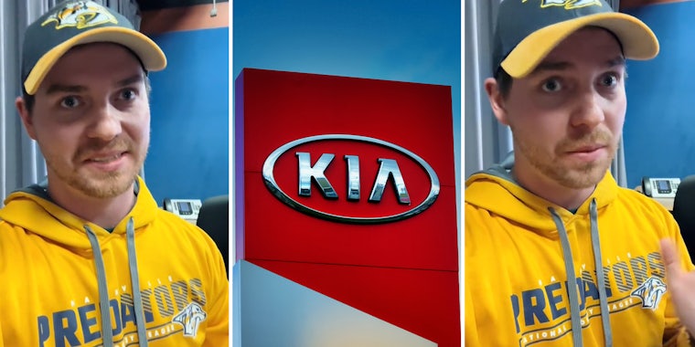 Kia driver takes car under warranty to dealership