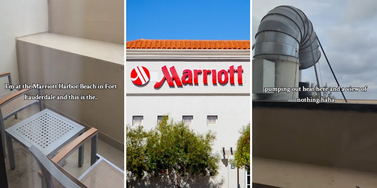 Marriott guest can't believe what the view from his balcony is