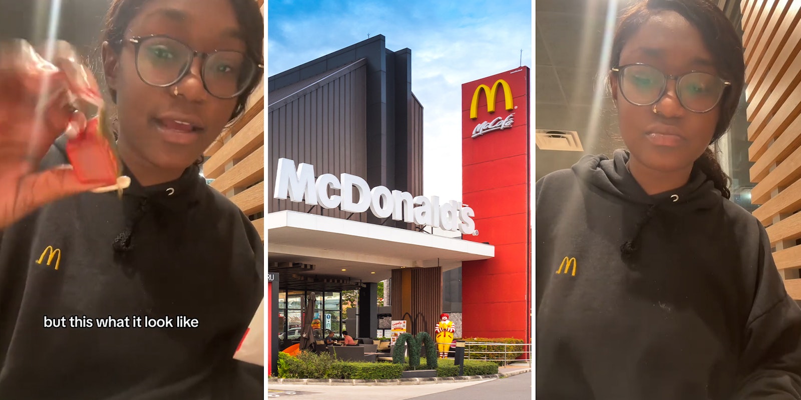 McDonald’s worker tries new WcDonald’s sauce. What is it?