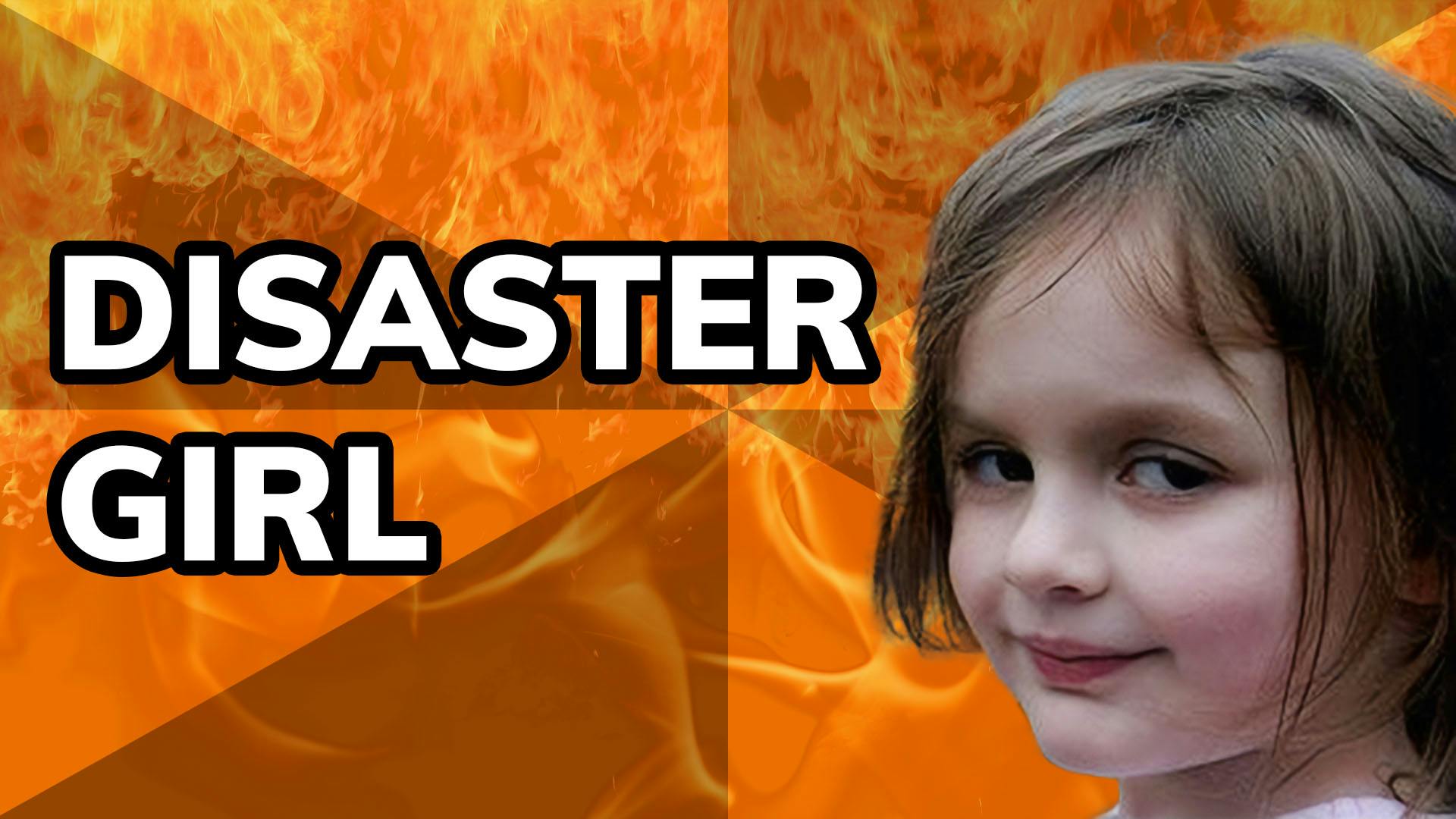 Disaster girl meme