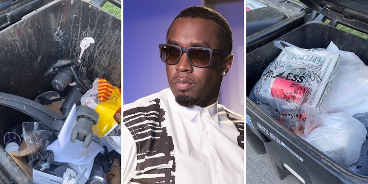 TikToker says he went through P. Diddy’s trash after raid
