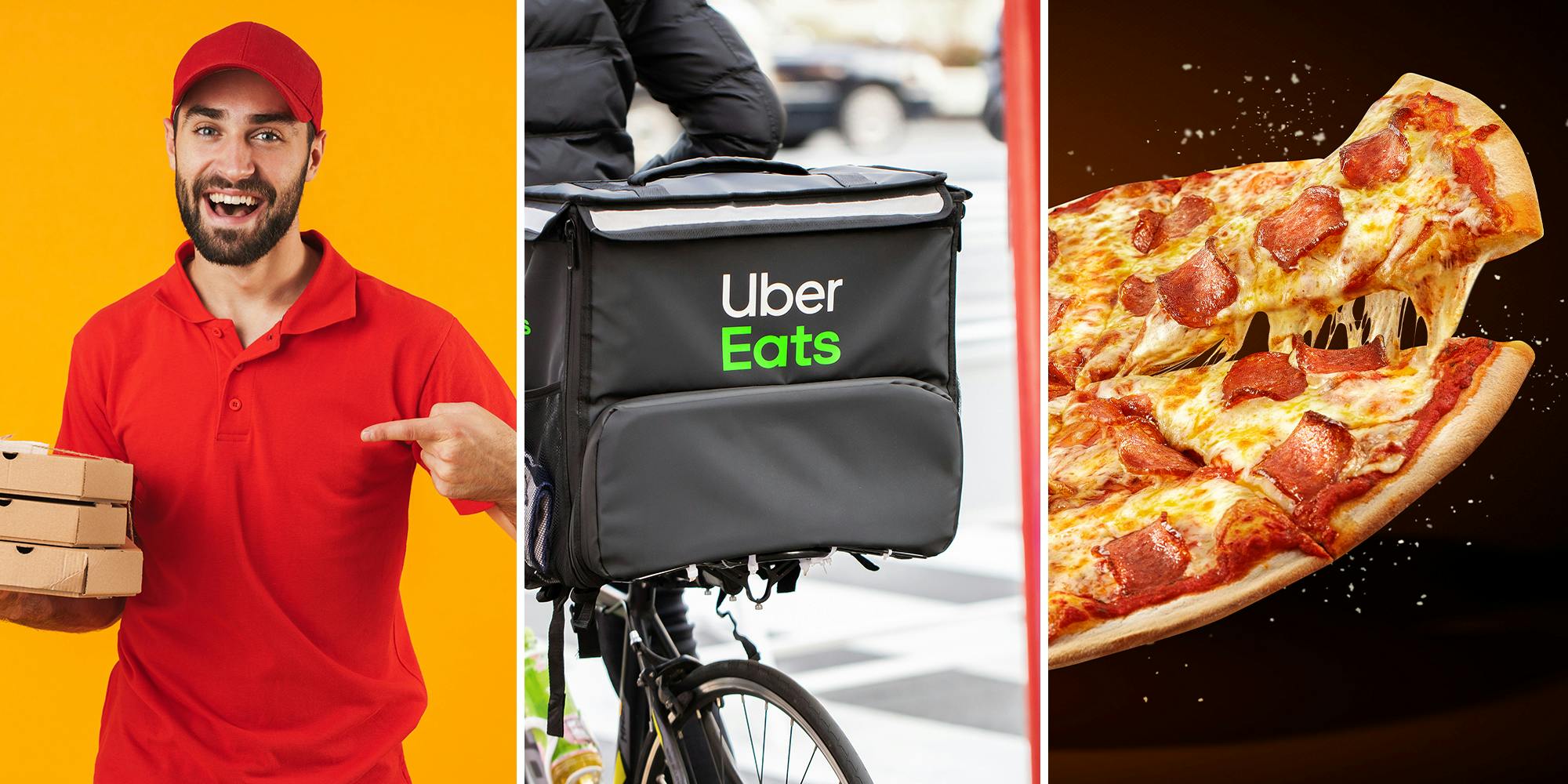 Uber Eats customer orders a pizza, can't believe what driver ends up delivering