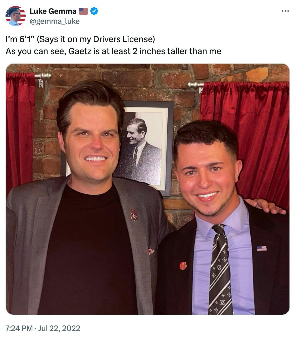 Matt Gaetz height