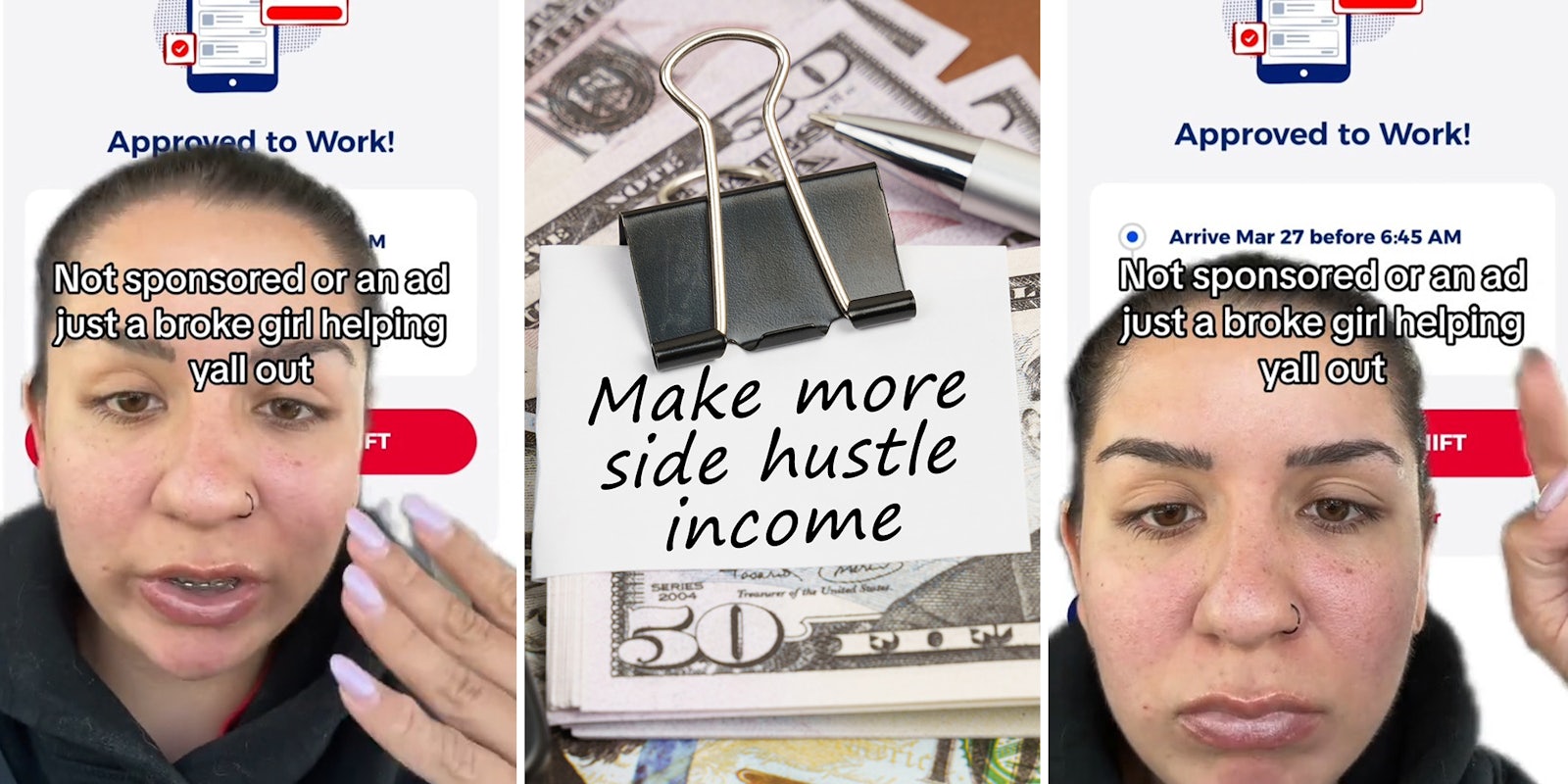 Jobseeker says she made $150 with this free side hustle app