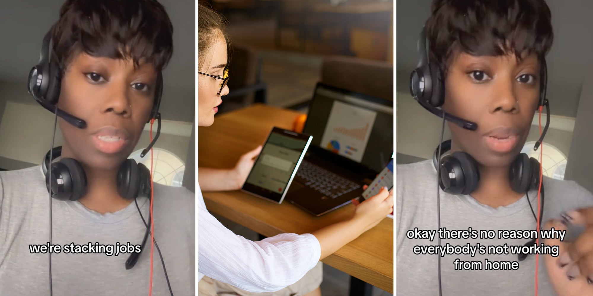 Worker says 'you should be stacking jobs.'