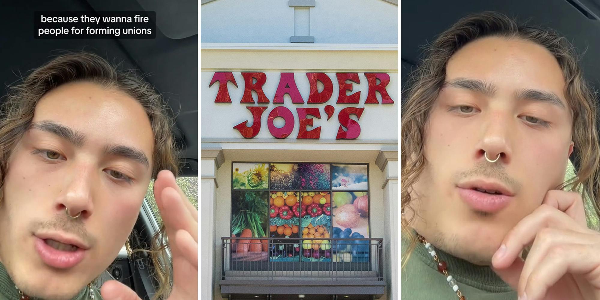 Man says Trader Joe's is 'joining' forces with Elon Musk, Jeff Bezos to make unions unconstitutional