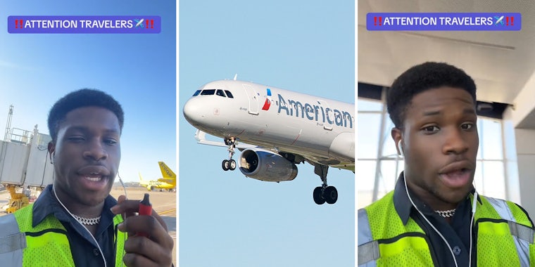 American Airlines worker slams customers who leave trash on the plane