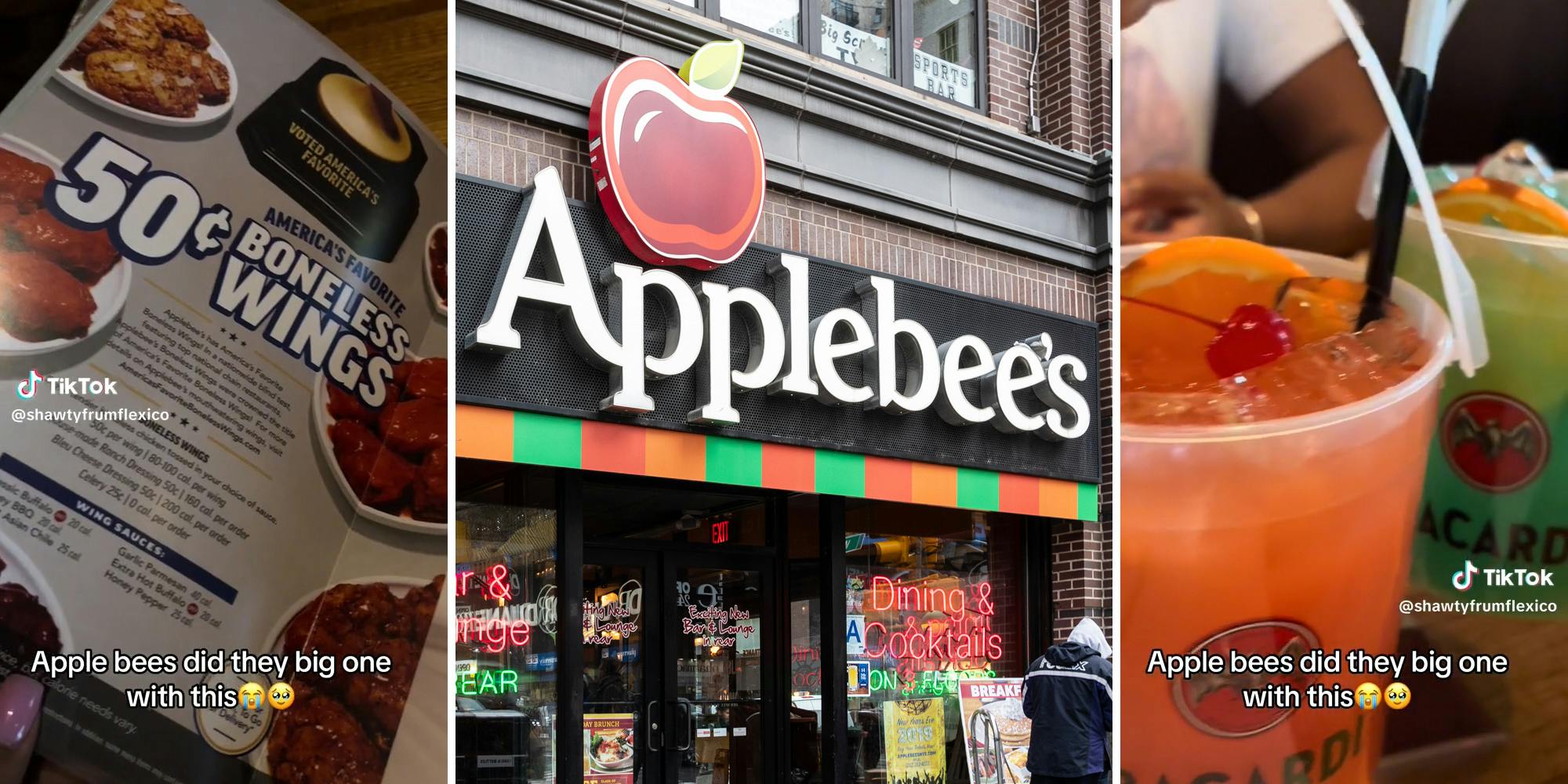 Applebee's menu and drinks