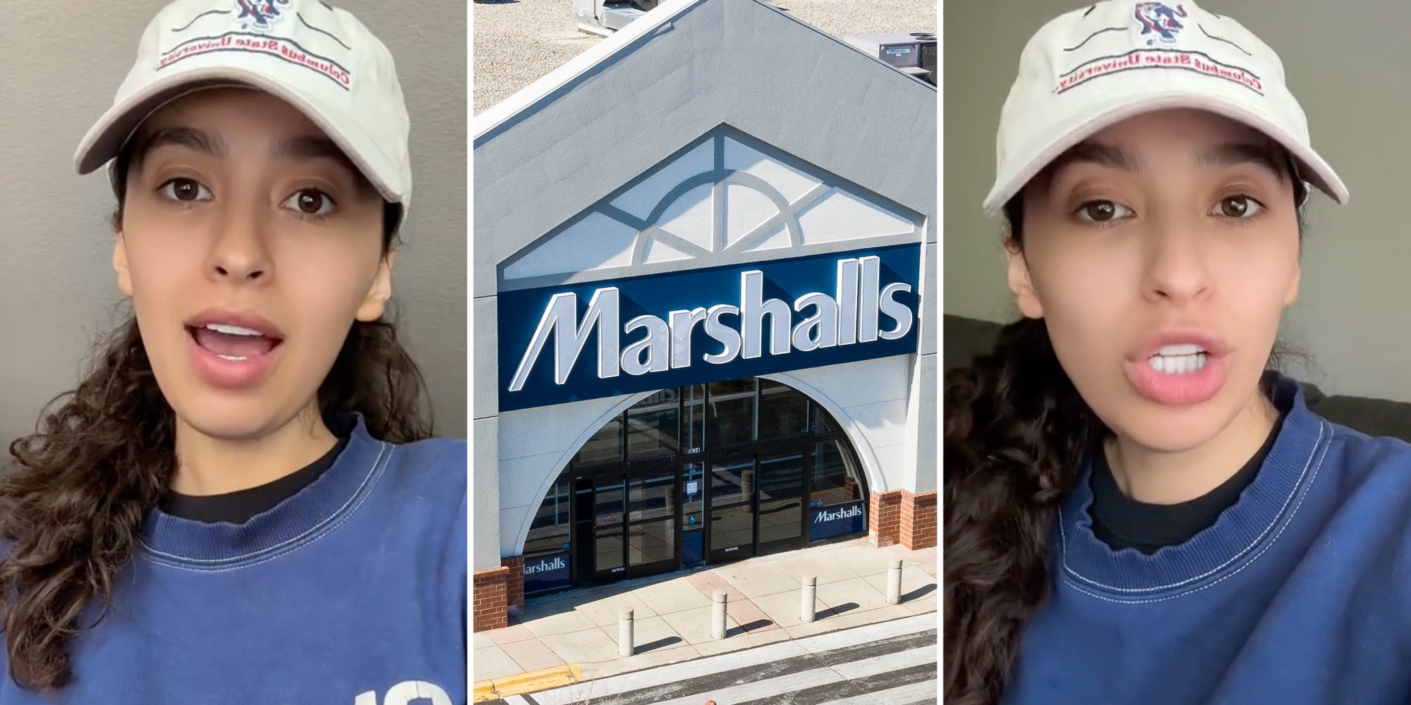 Woman talking(l+r), Marshalls(c)