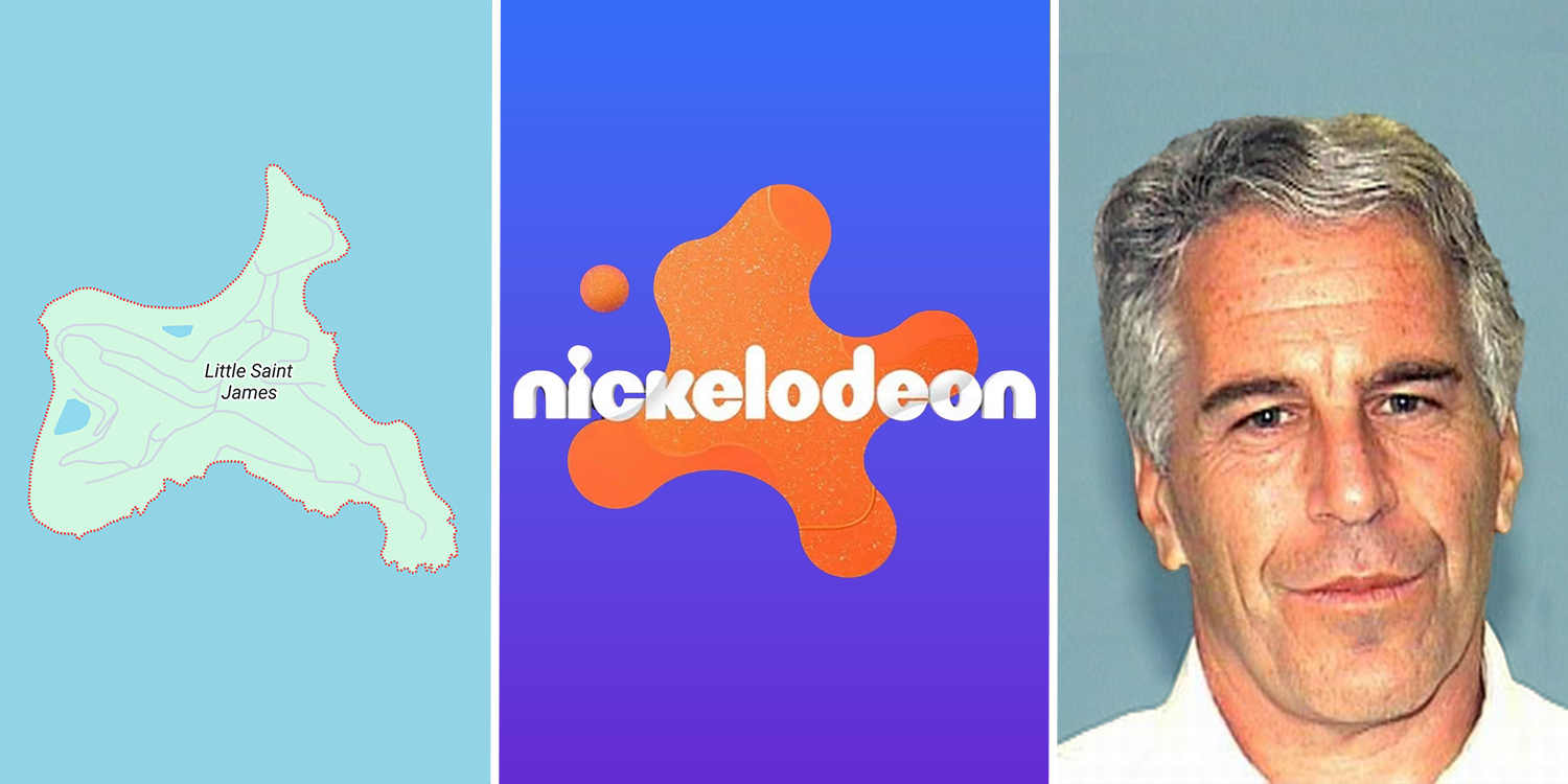 No The Nickelodeon Logo Is Not Modeled After Epstein S Island   Nickelodeon Logo Epstein Island 