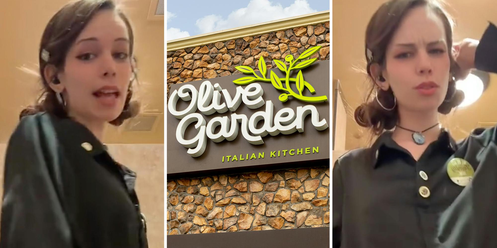 ‘And it’s the smallest dish you’ve ever seen’: Olive Garden server tries to convince customers to spend an extra $6 on alfredo sauce with breadsticks