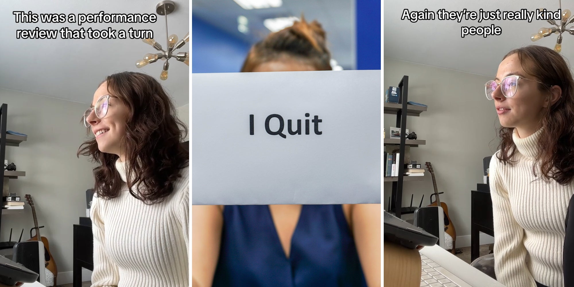 Woman doesn’t prepare for performance review. So she makes a dramatic decision