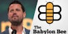 Seth Dillon, owner and CEO of The Babylon Bee(l), Babylon Bee logo(r)
