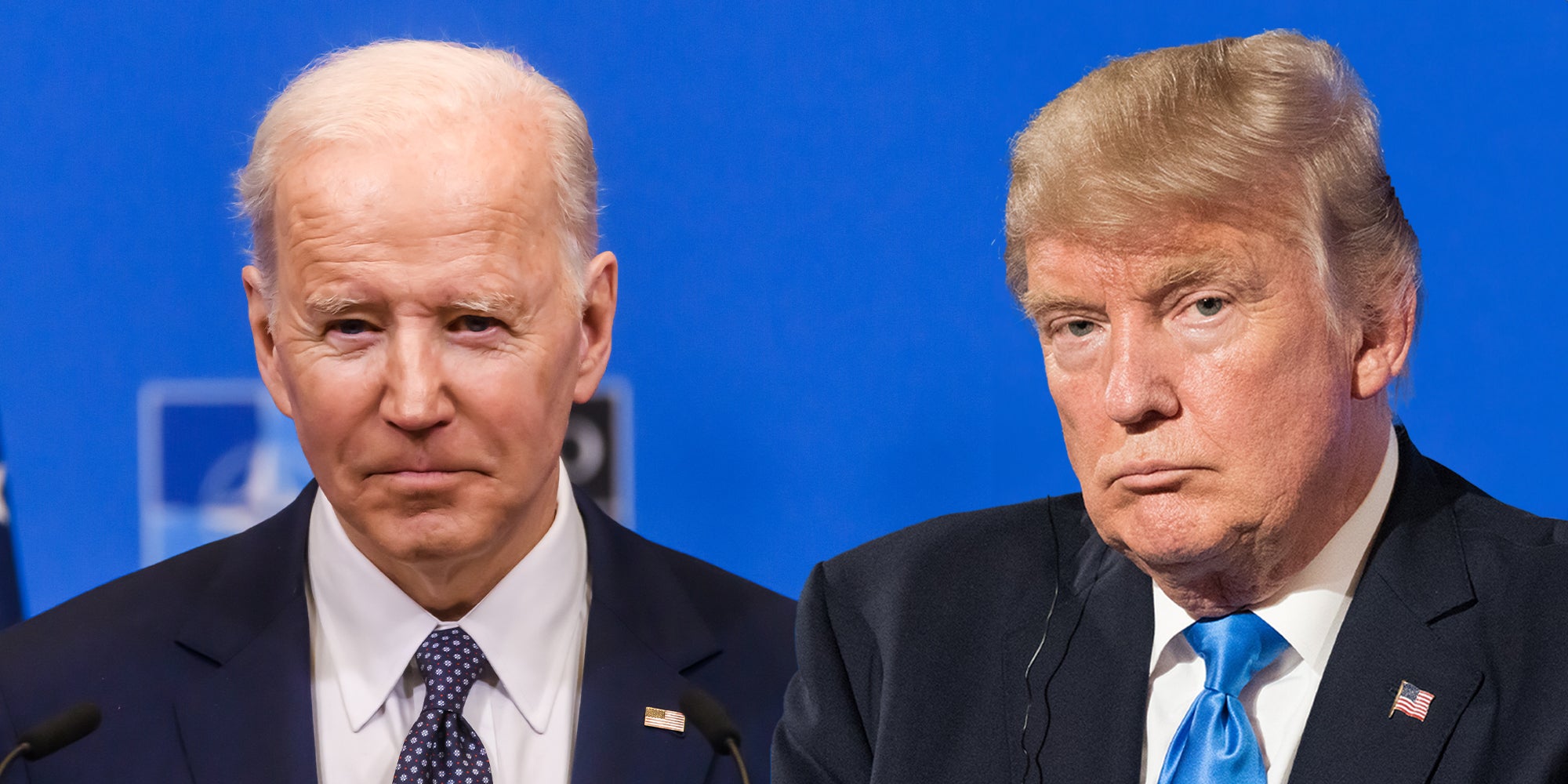 Joe Biden and Donald Trump