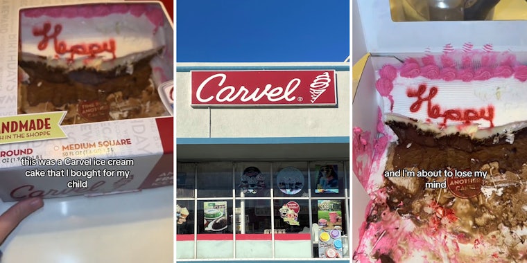Woman questions Carvel ice cream cake after it never melted