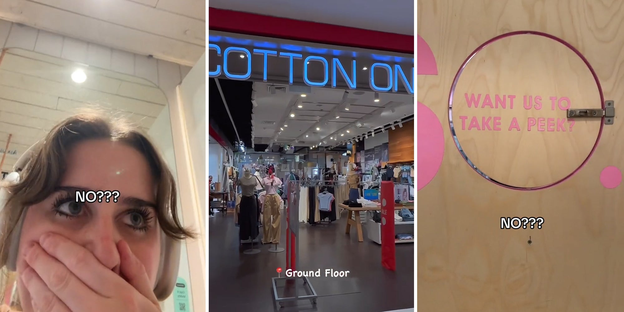 Cotton On shopper shocked at unusual feature in dressing room