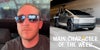 A person in sunglasses looking at the camera next to a Cybertruck. There is text that says 'Main Character of the Week' in a Daily Dot newsletter web_crawlr font in the bottom right corner.