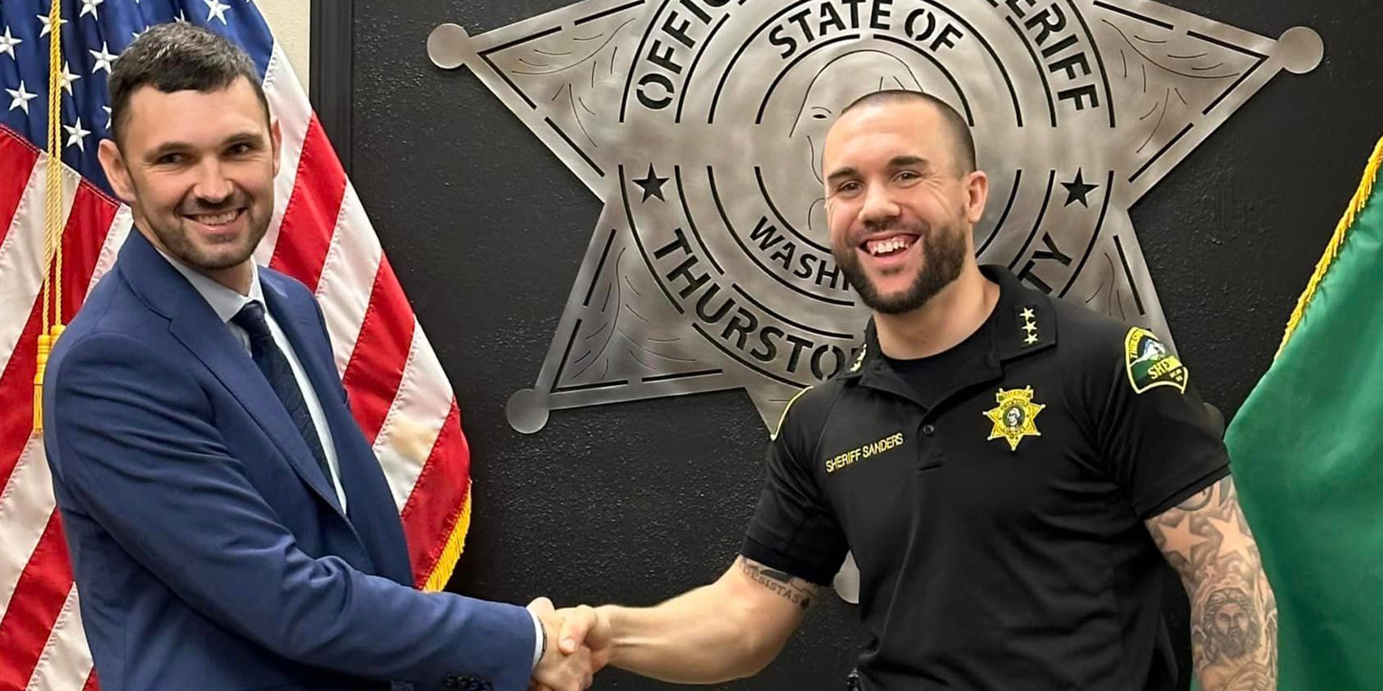 A Sheriff brought on a cop who killed Black man. He defended his decision on Reddit.