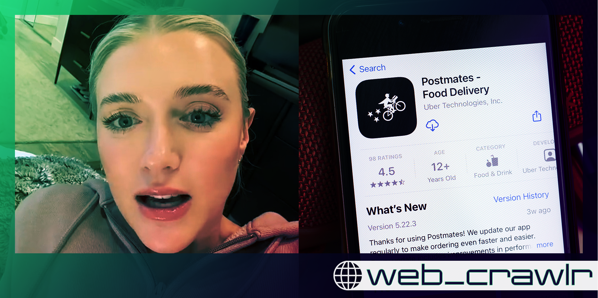 PostMates Webcrawlr Story