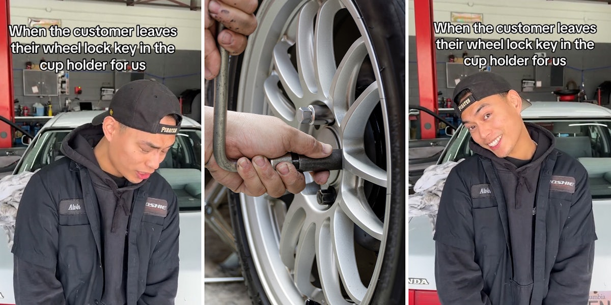 Mechanic calls out customers who leave him the wheel lock key