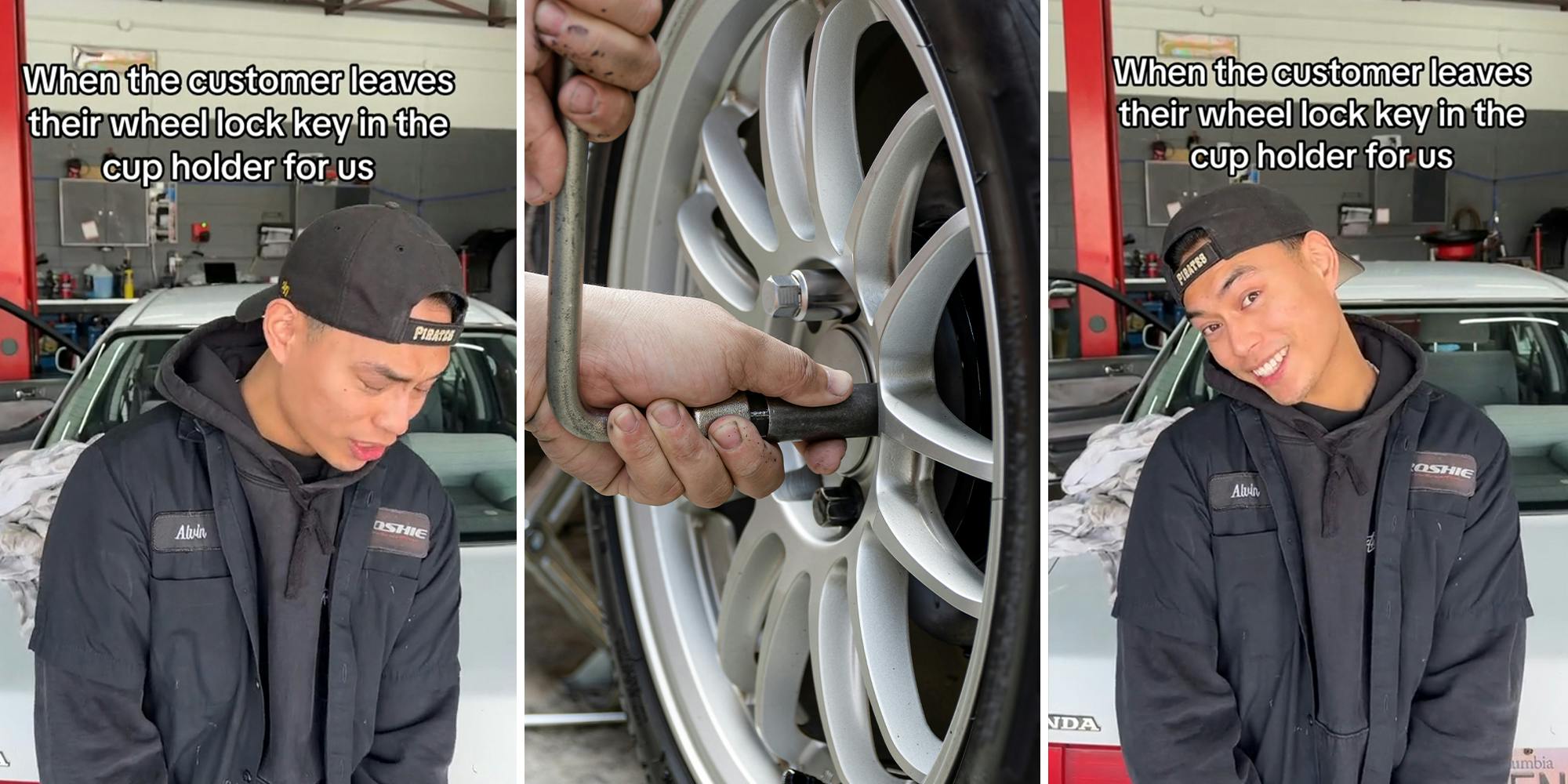 Mechanic calls out customers who leave him the wheel lock key