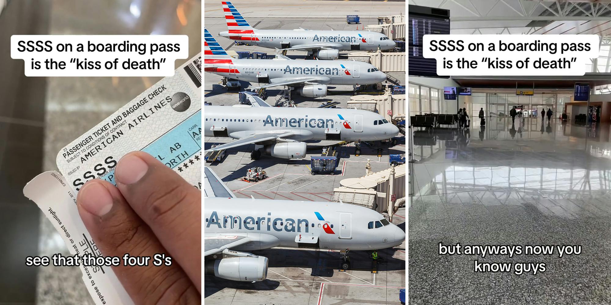 Man says ‘SSSS’ on a boarding pass is the ‘kiss of death,’ explains what it means