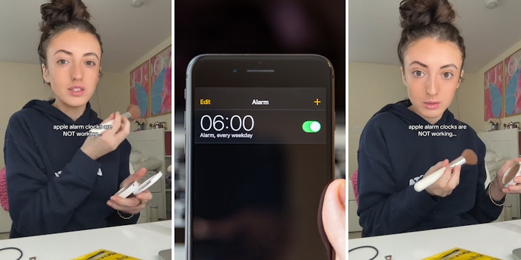 Woman says Apple alarm clock keeps failing to wake her up on time. She's not the only one