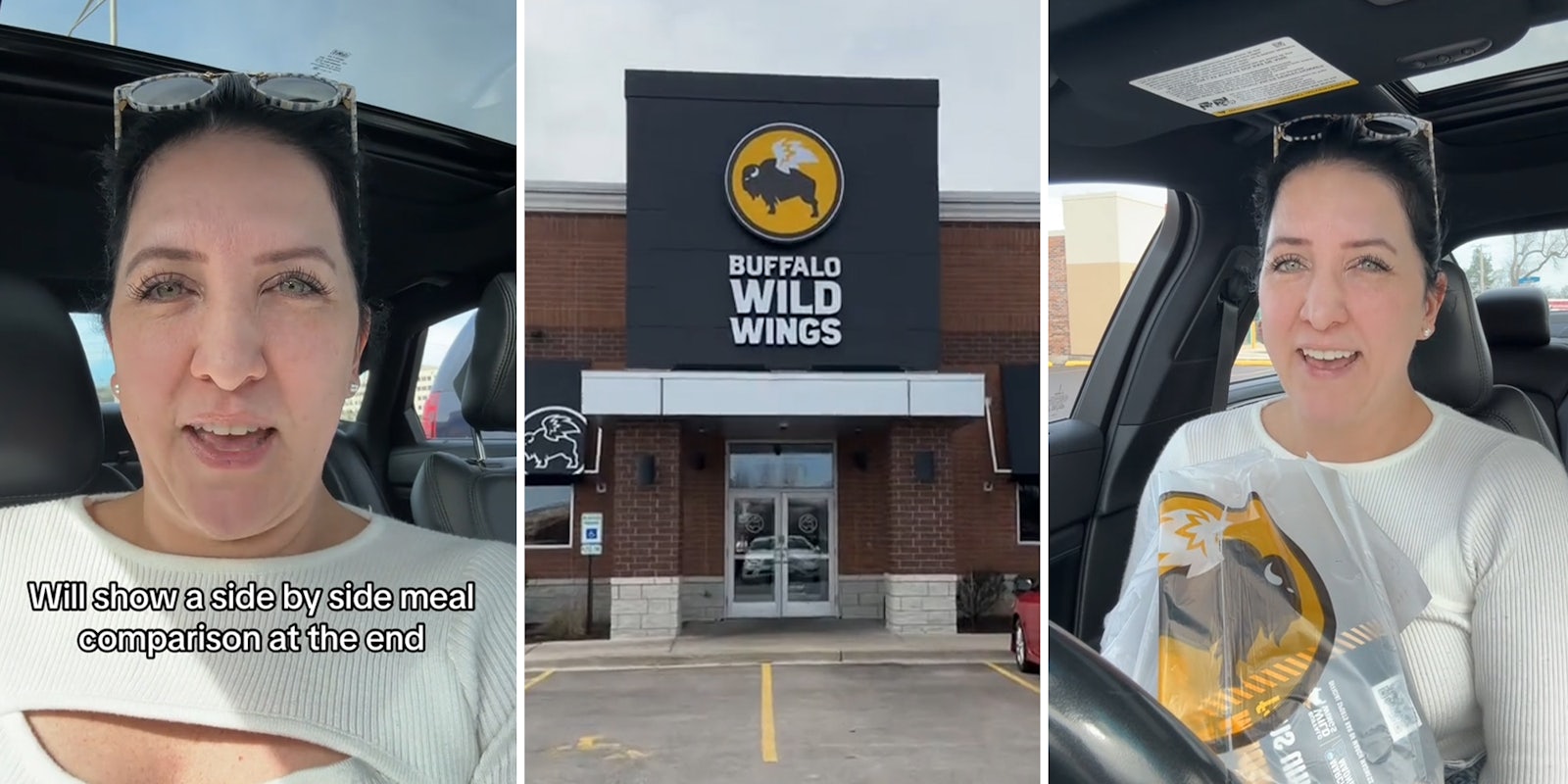 Woman gets chicken wing orders from Buffalo Wild Wings and Gators