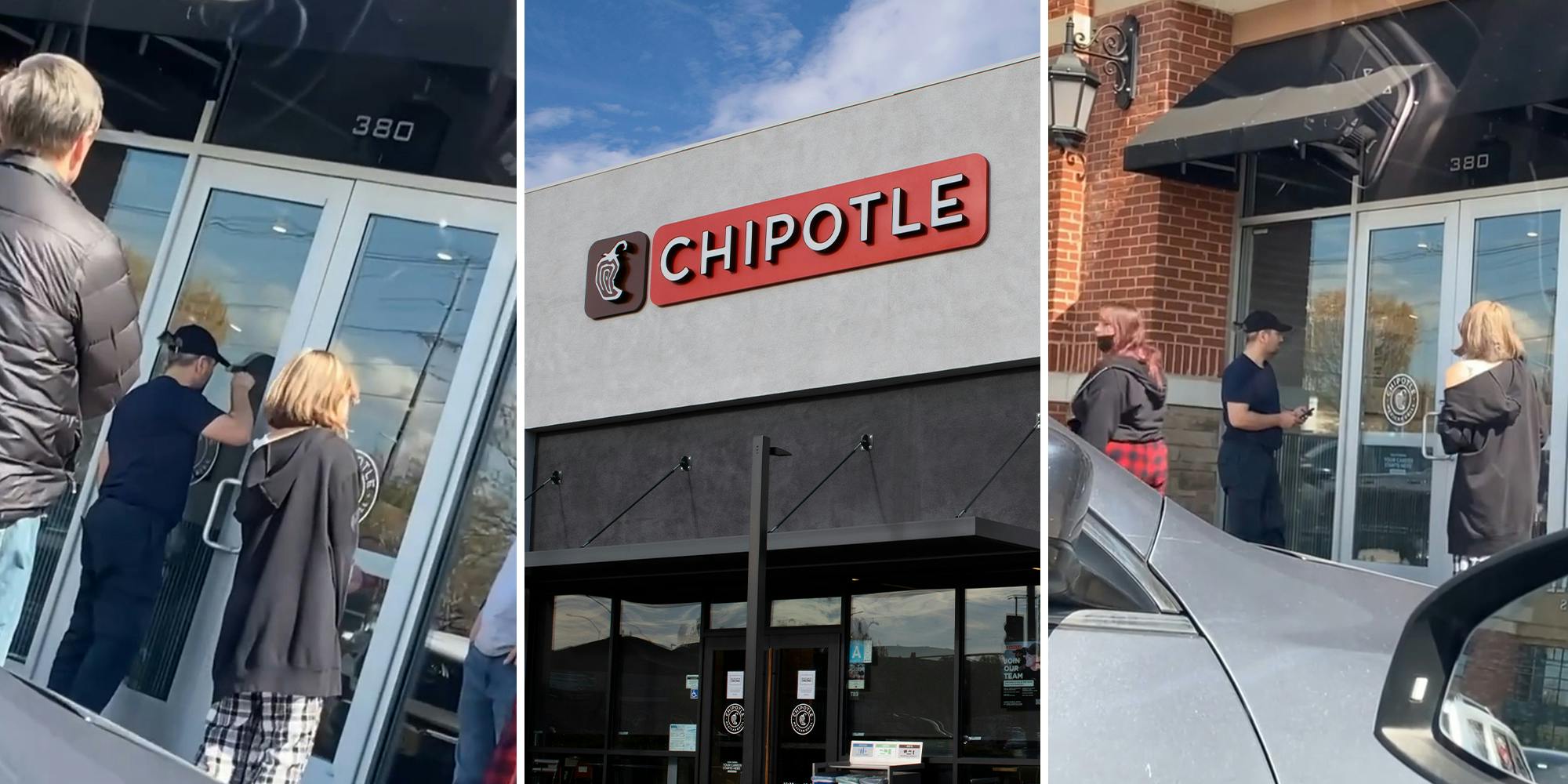 ‘I’ve never seen so many people waiting for Chipotle at 10am’: Over-eager Chipotle customers mocked for waiting for restaurant to open in morning