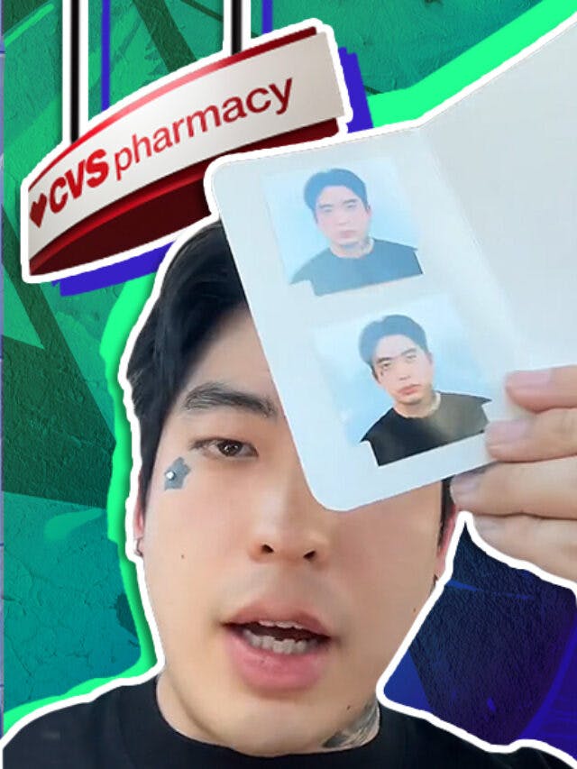 Man Warns Against Face Tattoos After CVS Passport Photo Fail