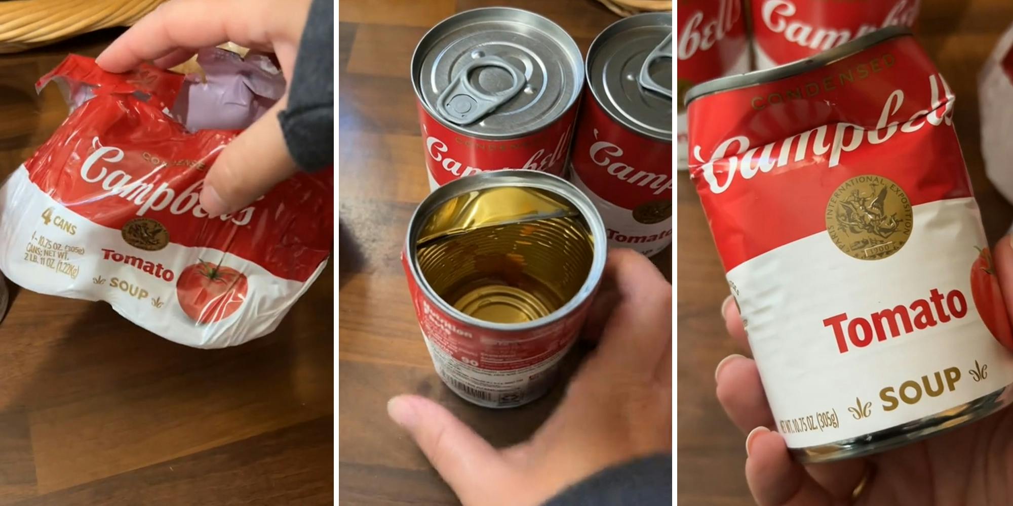 ‘I was always told it was safe’: Campbell’s Soup customer issues warning on why you shouldn’t eat food from dented cans