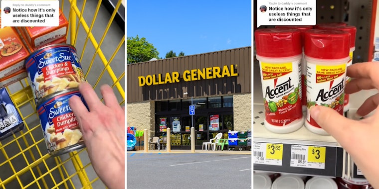 Dollar General shopper fills up shopping cart. Everything comes out to 1 penny