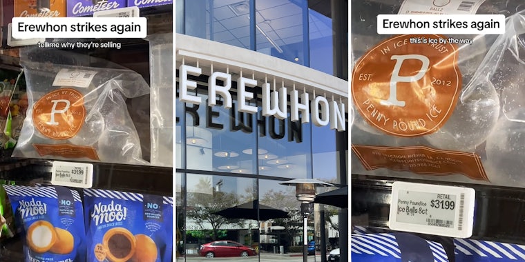 Erewhon customer finds 8 ice balls for sale. She can’t believe how much they cost