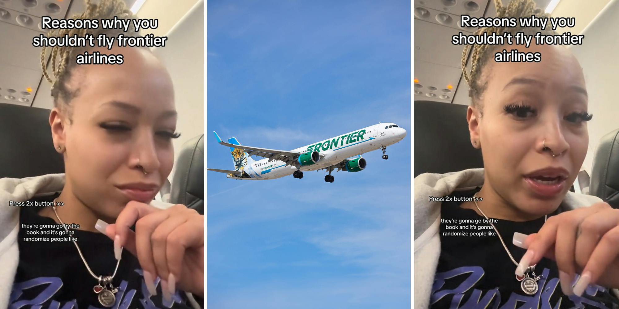 Customer says Frontier Airlines forced people off plane, kept their luggage
