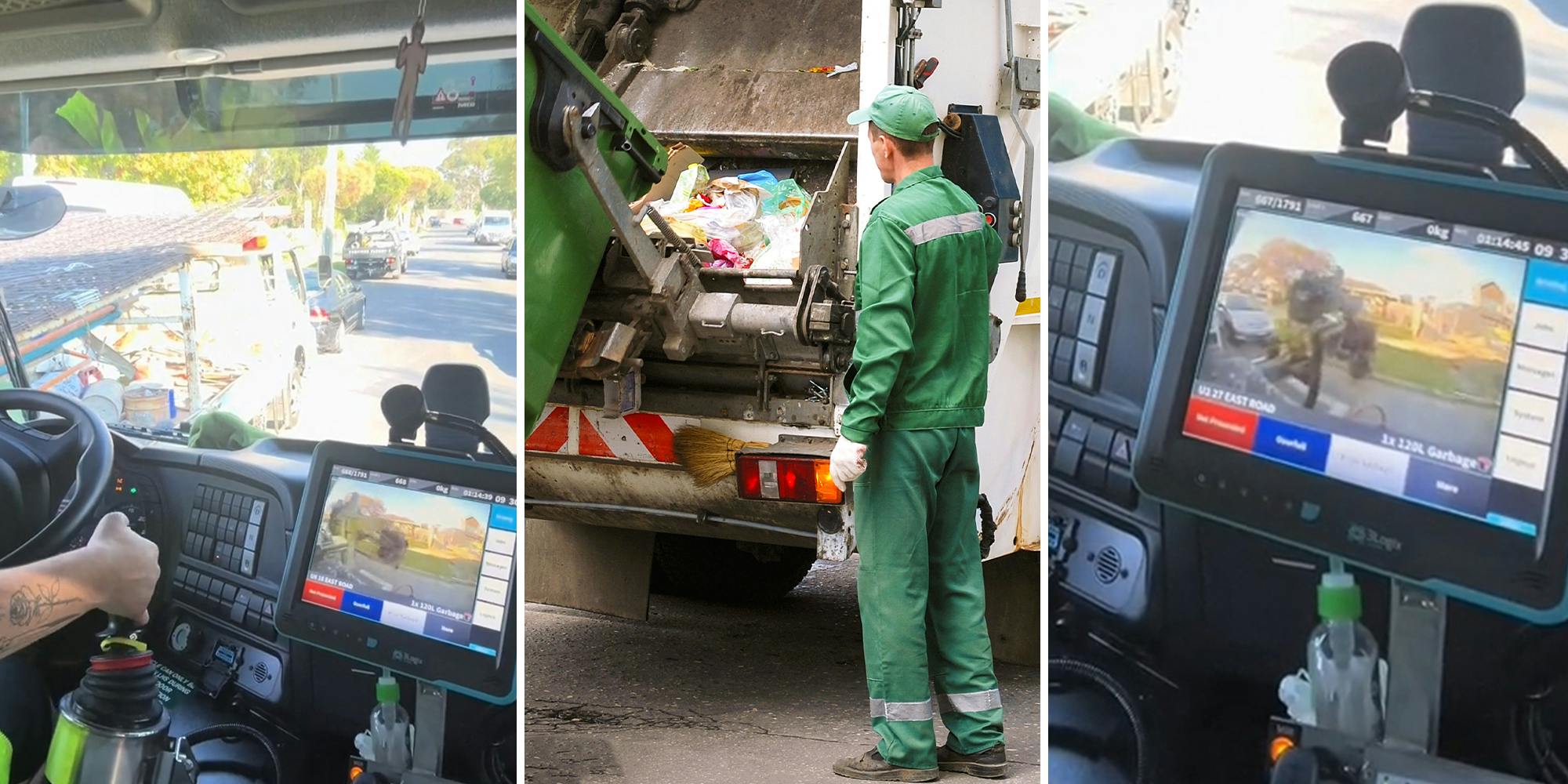 ‘We see everything’: Garbage truck driver reveals he can see every item you put in your trash with special camera