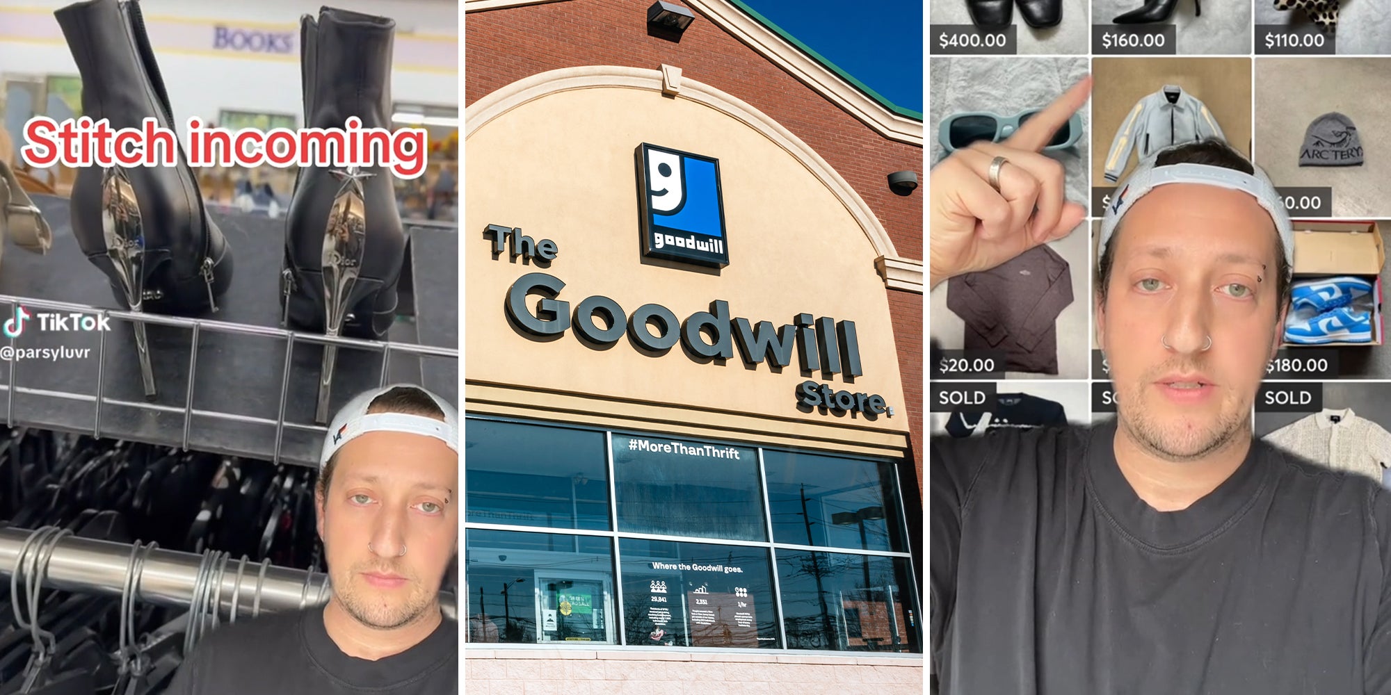 Goodwill shopper for buying fake Dior boots for $10, listing them on Depop as ‘authentic’