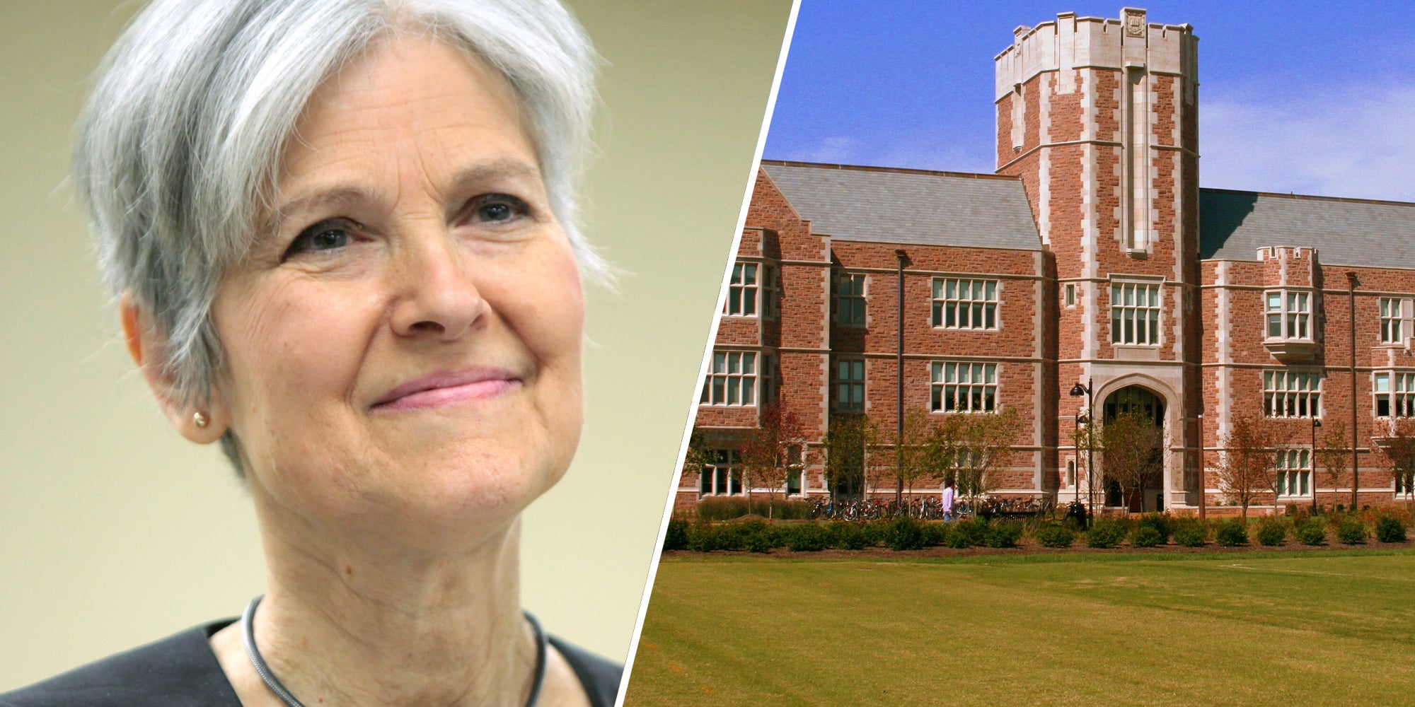 Jill Stein(l), Washington University(r)